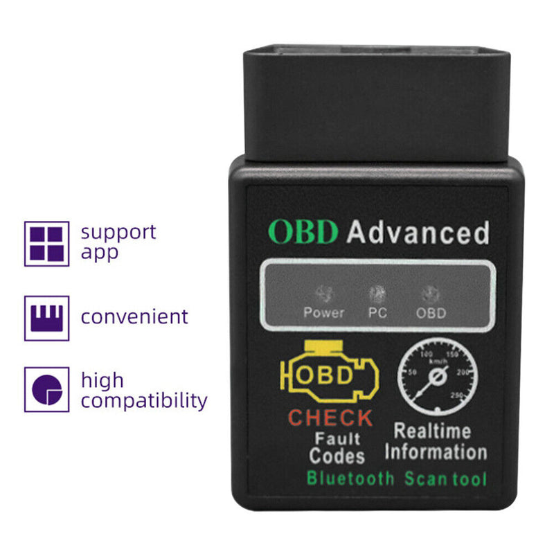ELM327 V2.1 Bluetooth-compatible OBD2 Scanner Diagnostic Tools (9 Protocol)