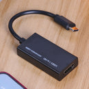 USB 3.1 Type C to HDMI-Compatible Female Adapter for MHL Android Phone Tablet