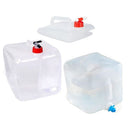 Camping Water Carrier Container Camping Bottle Water Bag Foldable Water Bucket