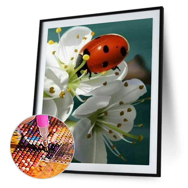 5D Diamond Painting Flower Full Round Drill Rhinestone DIY Wall Art (E1261)