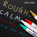3X White Paint Pen Marker Waterproof Permanent Car Lettering Tire Letters F3A3