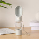 Portable Pet Dog Water Bottle Travel Outdoor Walking Drinking Cups (Grey) Newly