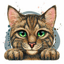 Cat Animal Series DIY Diamond Painting Kits Full Round Drill 30x30cm (A2281)