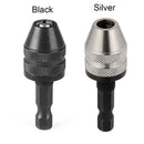 Quick Change  Electric Grinder Keyless Drill Bit Chuck Hex Shank Adapter