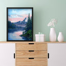 5D DIY Diamond Painting Mountain Lake Kit Full Drill Rhinestone Mosaic Art Kit