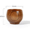 Wooden Cup Wood Coffee Tea Beer Juice Water Mug Primitive Handmade 5.5*4.5 B7S6