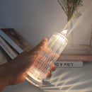 LED Diamond Candle Light Acrylic Crystal Night Lamp Home Bedroom Decor (B) Newly