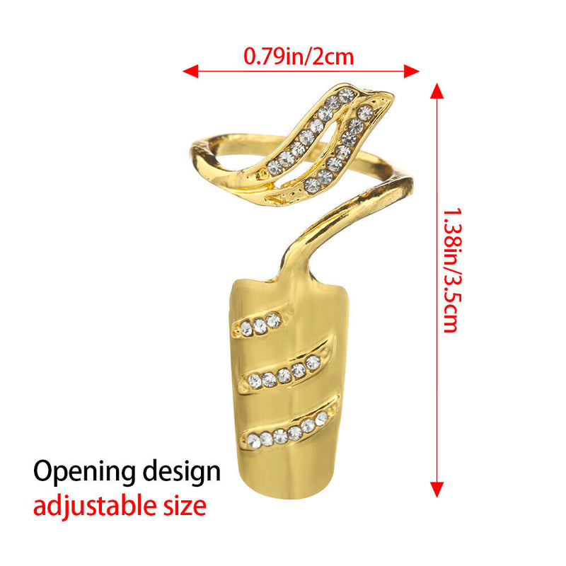 Yarn Guides Thimble Finger Wear Sewing Armor Cover Crochet Loop Knitting Ring