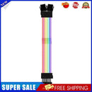 PSU Extension Cable Addressable RGB ARGB PCIe GPU Dual 8-Pin 6+2Pin Cord