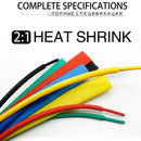 164Pcs/Set Heat Shrink Tubing Kit Shrink Assorted Polyolefin FAST K0D1