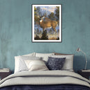 DIY Diamond Painting Kits Deer Full Round Drill Wall Decoration Animal Picture
