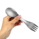 alloy Portable Cutlery Fork EDC Outdoor tool Ultralight Spork Spoon Cookware