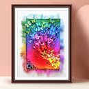 Diamond Painting Colored Butterflies Full Round Drill Picture of Rhinestone K