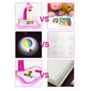 Children LED Projector Art Drawing Table Toys for Paint Learning (Pink) Newly