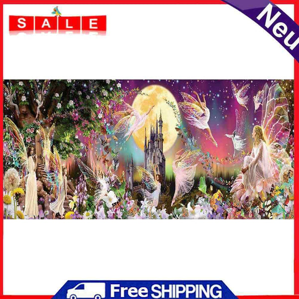 Butterfly Elves Oil Paint By Numbers Kits Canvas DIY Hand Painted Wall Picture