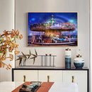 DIY 5D Diamond Painting Carousel Cartoon Full Round Drill Rhinestone Wall Decor