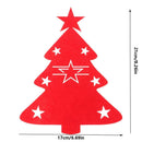 Christmas Tree Fork Holder Tableware Organize Cutlery Holder Cutlery Bag