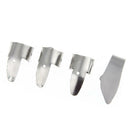 4pcs Guitar Picks Metal Index Finger Picks Instrument Part Accessories
