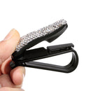Visor Card Glasses Holder for Car Sunglass Bling Bling Clip Eyeglasses Hanger