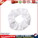 LED Light Up Scrunchies Women Hair Rope Night Club Ponytail Holder (White) Newly