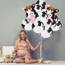 Farm Party Foil Balloons Set Party Animal Theme Cow Happy Birthday Banner Decor
