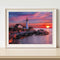 Seaside Lighthouse Frameless Oil Paint by Numbers Kit Handpainted Picture Newly