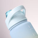 Outdoor Water Bottle with Straw BPA Free Gradient Drinking Cup (Green) Newly