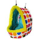 Hanging Thick Plush Parrot Tent Pet Hammock Bird Nest Cage Hamster Sleep Bag