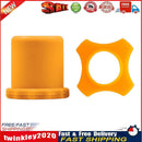 2pcs Wireless Microphone Anti-Rolling Ring Mic Bottom Sleeve Set (Orange) Newly