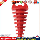 Motorcycle Exhaust Pipe Air-bleeder Plug Muffler Wash Plug Small (Red) Newly