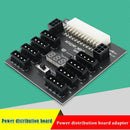 4pin+6pin ATX Power Supply Breakout Board Adapter for Mining LED Connector Kit