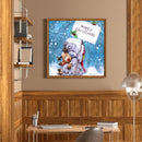 5D DIY Diamond Painting Kits Cartoon Bear Full Round Diamond Picture Wall