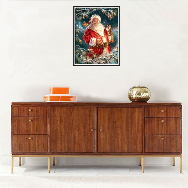 Xmas Needlework Christmas 5D Diamond Painting Embroidery Cross Stitch Santa