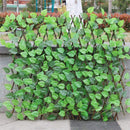 Simulation Fence Artificial Green Leaf Home Garden Yard Decor Wooden Fence Newly