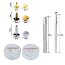 480Pcs Rivets Double Cap Tool Kit Metal Studs Sets Craft X4Z1 B5Q7 U2U0 F3E0