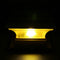 Solar Powered LED Garden Waterproof Outdoor Light Column Fence Lamp Yellow