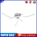 LED Ceiling Lamp 85-265V Forked Shaped Curved Modern Lamp (Warm Light 3LED)