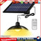 Solar LED Pendant Lights Outdoor Garden Wall Chandelier (Single Head Warm) Newly