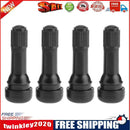 4pcs TR438 Snap-in Rubber Tubeless Tire Car Wheel Tyre Valves with Dust Cap