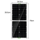 50W Foldable Dual USB Output Device Waterproof Battery Solar Panel (01)