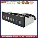 5.25 inch 19 Pin to 2 USB 3.0+4 USB 2.0+Optical Drive Quick Charger Front Panel