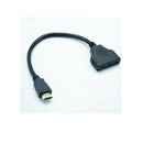 M/F Cable Splitter Adapter 1080p Male to 2 Female HDMI 1 In 2 Out Converter