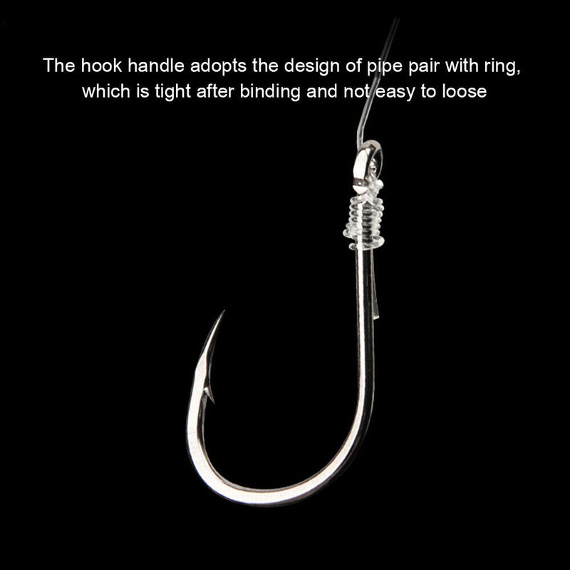Mixed Sizes Fishing Hooks Set High Carbon Steel Sharp Barbed Hook (600pcs) Newly