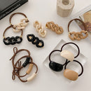 Elastic Hair Ties Hair Rope Clip Rubber Bands Women Scrunchie Ponytail Holder