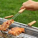 10pcs Roasting Kebabe Picnic Barbecue Stick Outdoor BBQ Grill Meat Fish Needles