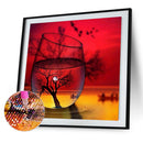 5D DIY Diamond Painting Abstract Cup Scenery Full Round Drill Mosaic Arts