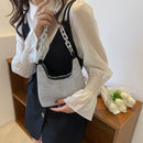 Women Fashion Sparkling Shoulder Bags Glitter Shiny Ladies Chain Totes Handbags