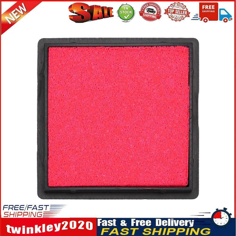 Fingerprint Square Inkpad for DIY Scrapbook Card Paper Craft Stamp (Pink) Newly