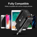 5A USB Type C Fast Charger Mobile Phone Wall Charging Adapter (Black EU) Newly
