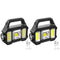 4x500lm Flashlight Portable 6 Gears Torch Light for Camping Accessories COB